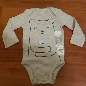 NWT Carter's long sleeve onesie